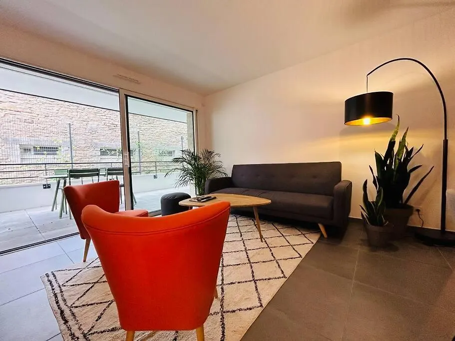 Apartament L'Hermine Terrasse Et Parking, 500 Plage Concarneau